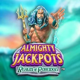 Almighty Jackpots – Realm of Poseidon by Novomatic, showcased at panosta.eu.com – game logo