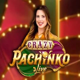 Crazy Pachinko slot logo by Evolution at Panosta Casino