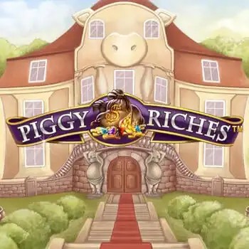 Piggy Riches logo by NetEnt Panosta Casino