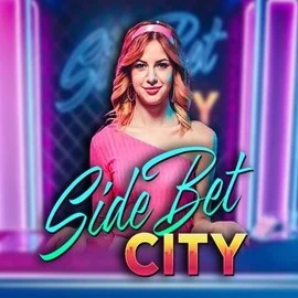 Side Bet City slot visual from Evolution available on panosta.eu.com